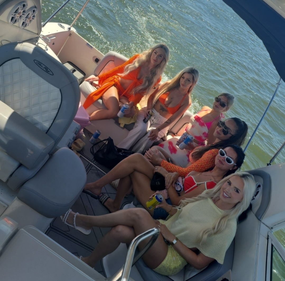 The crew, out on the lake