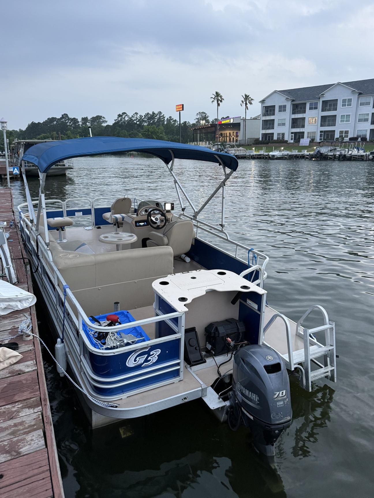 The Nauti Islander at the dock